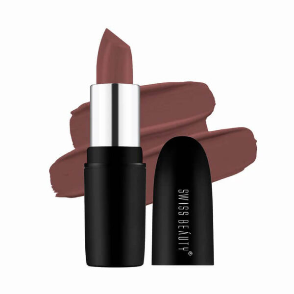 swiss-beauty-pure-matte-lipstick-hazlenut1 Swiss Beauty Pure Matte Lipstick-Hazlenut